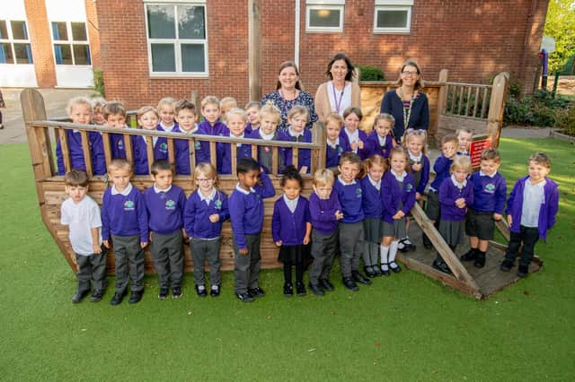 Horncastle primary school's 2022-23 reception class.