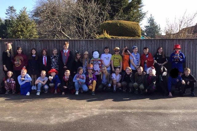 Year 5 class at Grimoldby School.