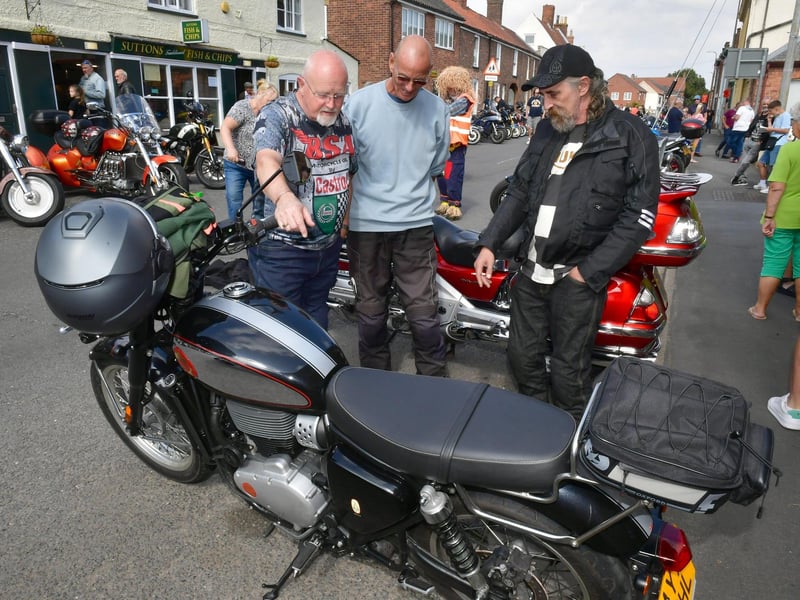 On yer bikes - Paul Blackman of Boston, Ray Dillamore of Carrington and Chris Waltham of Lincoln