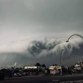 The storm brewing over Skegness. Photo: Aiden Richardson