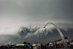 The storm brewing over Skegness. Photo: Aiden Richardson