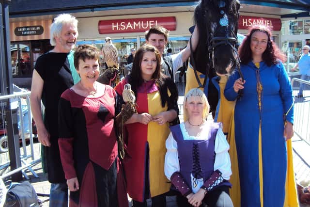 The Northcote Heavy Horse Centre, near Spilsby, held one of its medieval-themed fundraisers 10 years ago. The event – which included medieval riding skill at arms, a costume parade, equestrian vaulting, fire breathing and archery demonstrations – would go on to raise £2,000 for the animal charity. Pictured above is promotional activity outside the Hildreds shopping centre, in Skegness, ahead of the event.