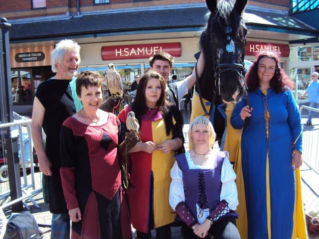 The Northcote Heavy Horse Centre, near Spilsby, held one of its medieval-themed fundraisers 10 years ago. The event – which included medieval riding skill at arms, a costume parade, equestrian vaulting, fire breathing and archery demonstrations – would go on to raise £2,000 for the animal charity. Pictured above is promotional activity outside the Hildreds shopping centre, in Skegness, ahead of the event.