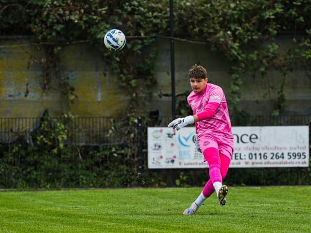 Sleaford keeper Ryan Kamm was on the scoresheet in comeback win. Pic by Thomas Gibbons Media.