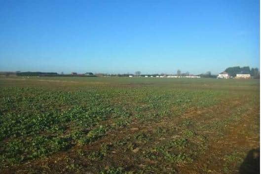 Site of the proposed caravan park in Addlethorpe.