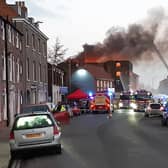 Lincolnshire Fire and Rescue dispatched nine appliances, including both its aerial ladder platforms, to a fire in London Road, Boston. Evacuations were made to nearby properties after fears there could be an explosion. The derelict building was formerly occupied by Silt Side Services.