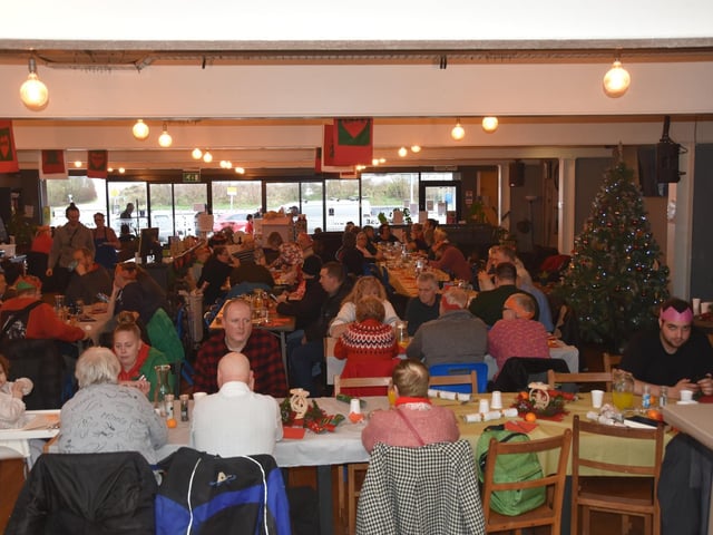 The Christmas Community Meal at the Storehouse Church in Skegness.