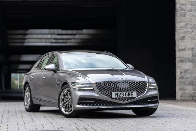 The Genesis G80 will be one of the first models on sale