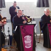 The Miller magic Big band in action at the Bomber County concert in Sleaford Masonic Rooms.
