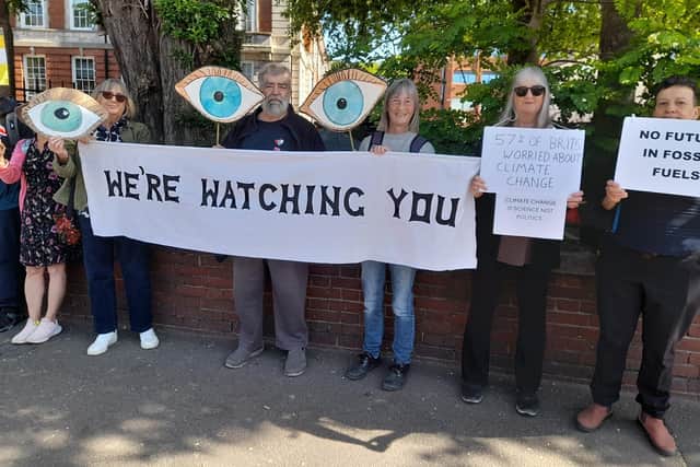 Resist Reform rally outside the first meeting of Lincolnshire County Council since Reform took control