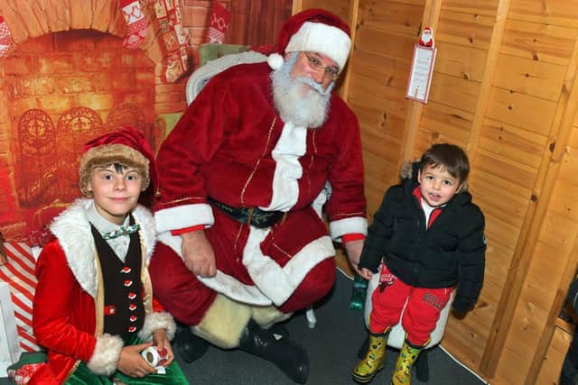 Youngsters got the chance to meet Santa in his Grotto, which also helped to raise money for the Dransfield Foundation