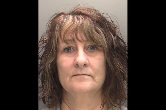 Jailed fraudster Debbie Runnalls, 61, of Wrenbury Drive, Northwich, Cheshire, formerly of Swineshead. Picture: Lincolnshire Police