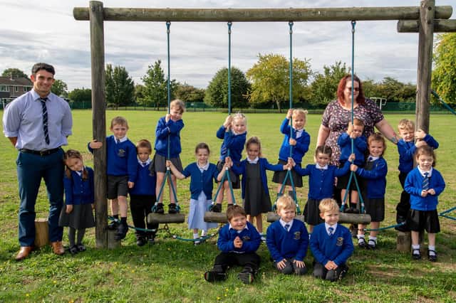Tattershall primary school Reception pupils.