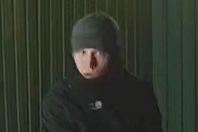Do you know this man? Police would like to speak to him.