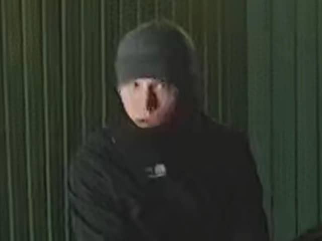Do you know this man? Police would like to speak to him.