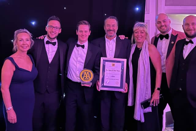 The Admiral Rodney team at the AA Awards.