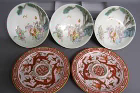 Five saucers that stunned the saleroom when they sold for £35,000.
