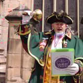 Kicking off proceedings. Sleaford Town Crier, John Griffiths, made the proclamation announcing the Queen's platinum jubilee celebrations to begin on Thursday in the market place.