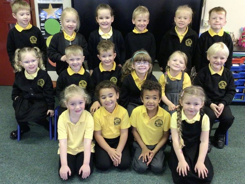 New starters at Quadring Cowley & Brown's Primary School.