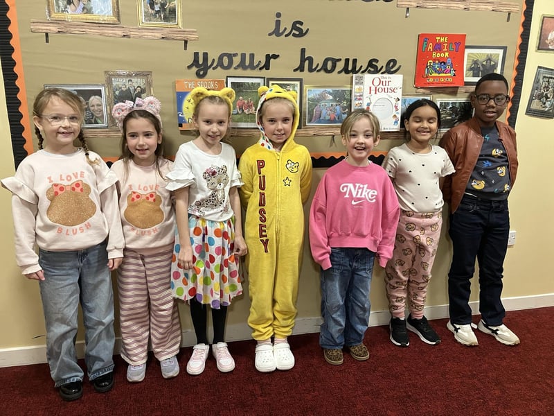 More youngsters from Boston's Staniland Academy showing their support to Children in Need.