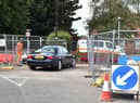 A section of the road has now re-opened to vehicles. Photo: Mick Fox