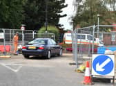 A section of the road has now re-opened to vehicles. Photo: Mick Fox