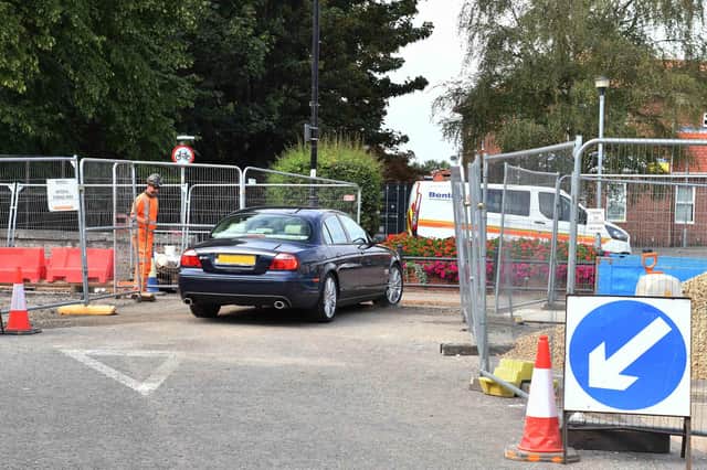 A section of the road has now re-opened to vehicles. Photo: Mick Fox