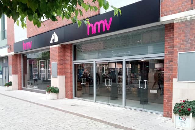 HMV in Boston's Pescod Square.