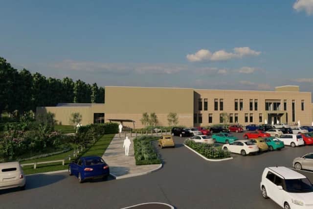 A visual of the proposed 28-bed unit in Sleaford. Photo: LCC