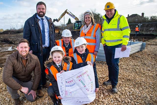 Work is underway on new homes in Marton