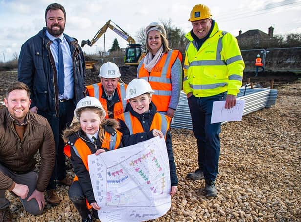 Work is underway on new homes in Marton