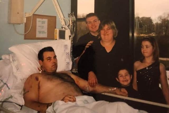 Vince Green and his family