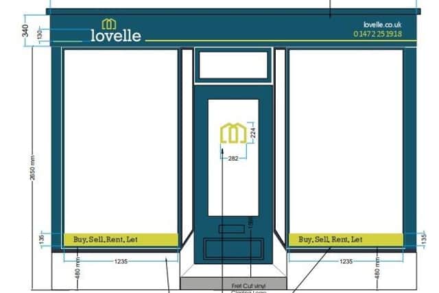 The proposed shop front. Image: ELDC