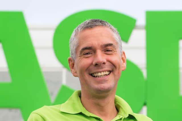 Asda Boston's community champion, Stephen Bromby, prepares for the launch of the new Asda Foundation grant