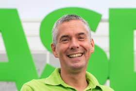 Asda Boston's community champion, Stephen Bromby, prepares for the launch of the new Asda Foundation grant