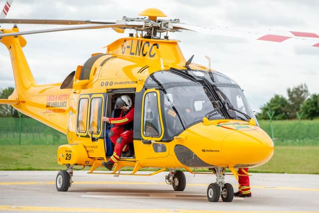 Lincs & Notts Air Ambulance.