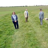 Pictured at the launch of the project are (from left)  Sue Bowser, MP Matt Warman, Cllr Tom Ashton and Neil Sanderson.