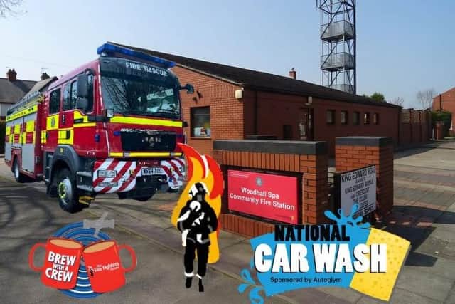 Woodhall Spa fire station is holding a charity car wash.