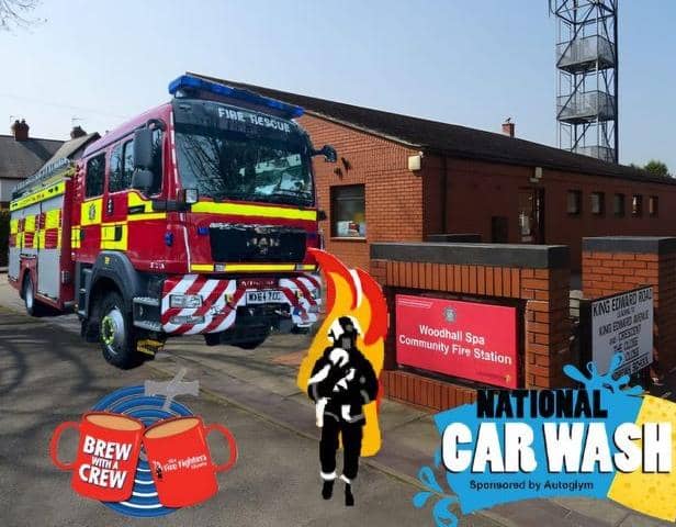 Woodhall Spa fire station is holding a charity car wash.