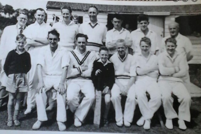 Louth's cricket team from 1957.