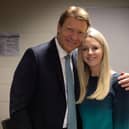 New Boston and Skegness MP Richard Tice with partner and journalist Isabel Oakeshott. Photo: Ben McMillan