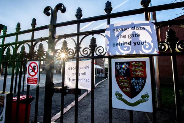 King Edward VI Grammar school in Louth had to close on Thursday due to the teachers strike. Photo: John Aron