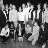 Students from Boston High School about to take to the catwalk as models in a fashion show. The event was organised by the Boston High School Association as a fundraiser. The models, who wore high street fashions courtesy of New Look, are pictured with compere Steve Knox, chairman of the association.