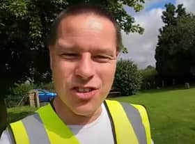Andy's latest video was shot in Hemswell as he aims to visit every civil parish in England