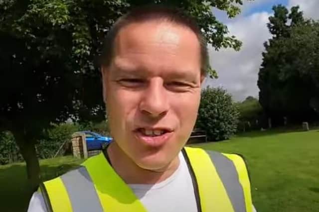Andy's latest video was shot in Hemswell as he aims to visit every civil parish in England