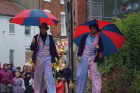 Rain didn't stop the finale parade