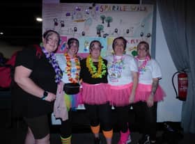 Walk on your own or team up, like this group did last year