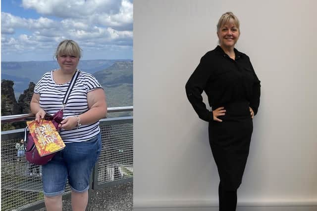 Sharon Kirk has lost more than eight stones in weight and now wants to help others achieve their goals