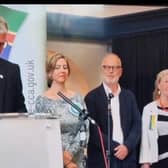 Dame Andrea Jenkins (second left) is Mayor of Greater Lincolnshire.