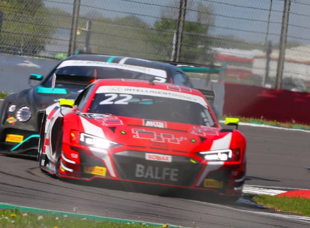 Tyre failure was costly for Balfe.